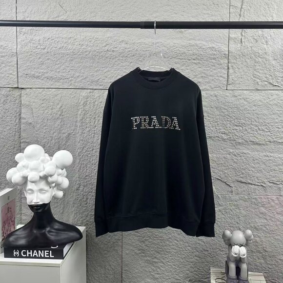 Prada black top   size  L - Picture 1 of 9